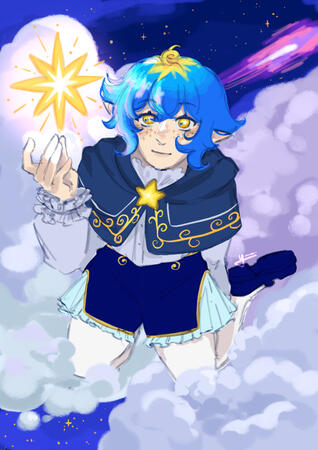 Oc belongs to meowtothethirdpower on instagram